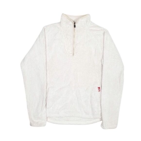 The North Face Osito 1/4 Zip Cream Soft High-Pile Silken Raschel Fleece Pullover - Picture 1 of 13
